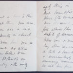 Edward Horner writing to his niece Helen Asquith
