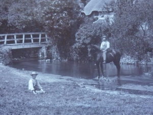 Bridge over river, Mells late 1800s